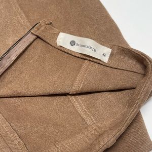 THE IMPECCABLE PIG Camel Color Mini Skirt